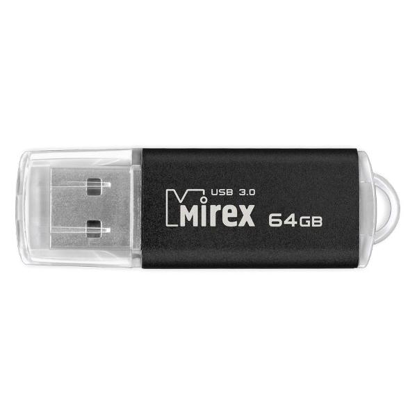 Флэш диск USB Mirex UNIT 64GB USB3.0 BLACK