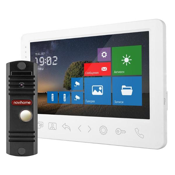Видеодомофон Novihome SURFACE 7 FHD KIT White