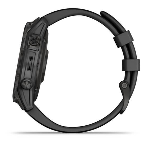 Часы с GPS трекером Garmin Fenix 7 Sapphire Solar Gray Dlc