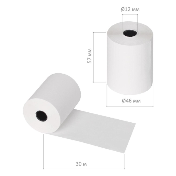 Чековая лента Brauberg ТЕРМО 30м 110898