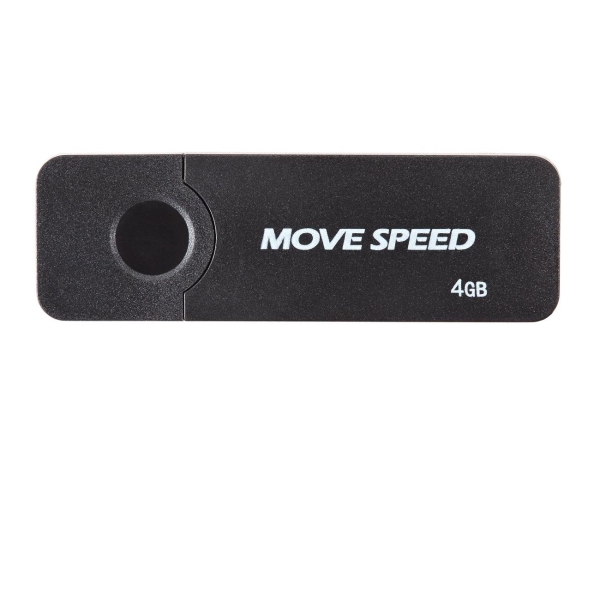 Флэш диск USB MOVESPEED USB2.0 4GB U2PKHWS1-4GB черный