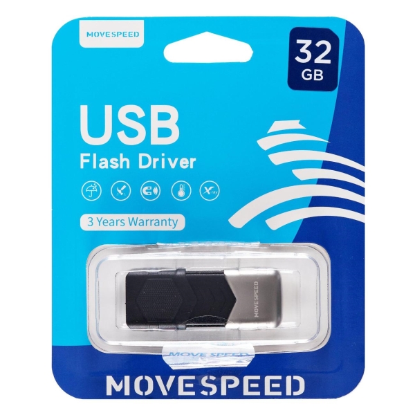 Флэш диск USB MOVESPEED USB3.0 32GB YSUKS-32G3N серебристый