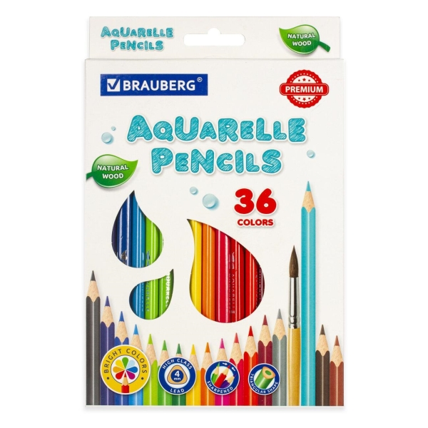 Карандаши Brauberg 181674 фото
