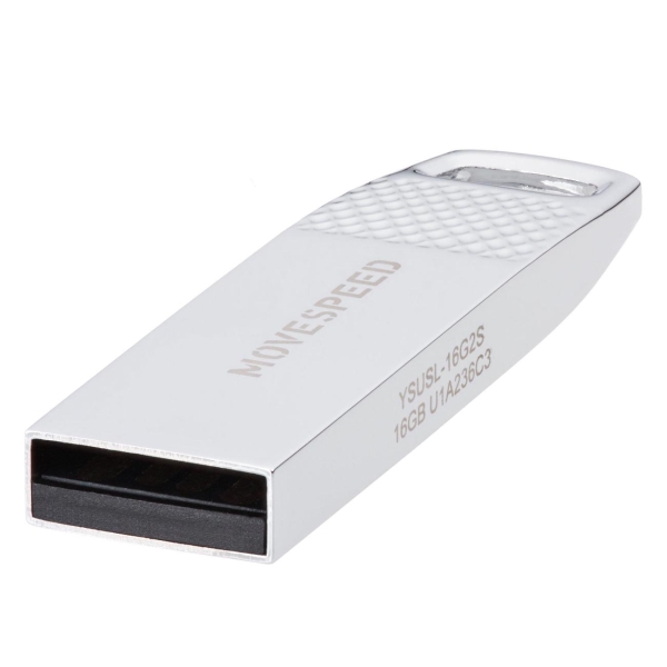 Флэш диск USB MOVESPEED USB2.0 16GB YSUSL-16G2S Silver