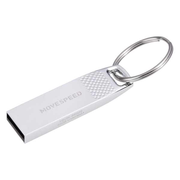 Флэш диск USB MOVESPEED USB2.0 64GB YSUSL-64G2S Silver