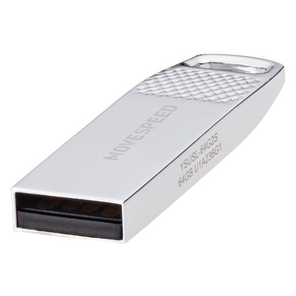Флэш диск USB MOVESPEED USB2.0 64GB YSUSL-64G2S Silver