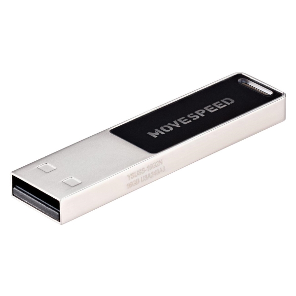 Флэш диск USB MOVESPEED USB2.0 16GB YSUSS-16G2N Silver