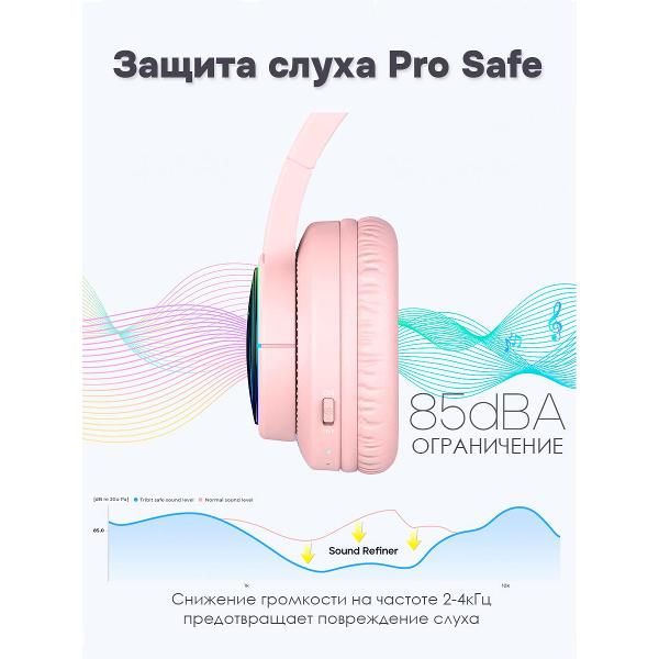 Наушники Bluetooth Tribit Starlet KH02 розовый