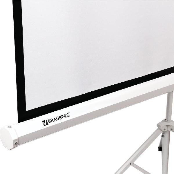 Экран для видеопроектора Brauberg TRIPOD 236732