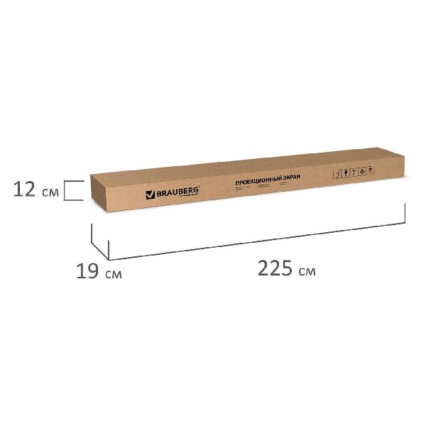 Экран для видеопроектора Brauberg TRIPOD 236732