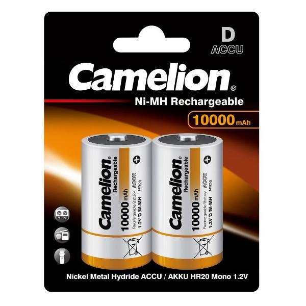 Аккумулятор Camelion D 10000 mAh 2 шт. (NH-D10000BP2)