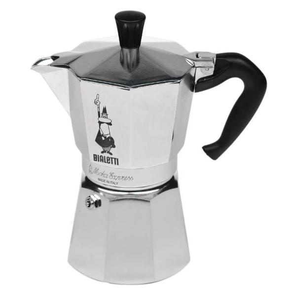 Кофеварка гейзерная электрическая Bialetti Moka Express 1165 серебристый фото