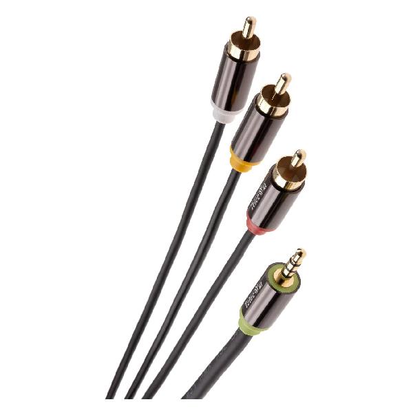 Кабель аналоговый аудио (RCA) Telecom TAV4545M-3M