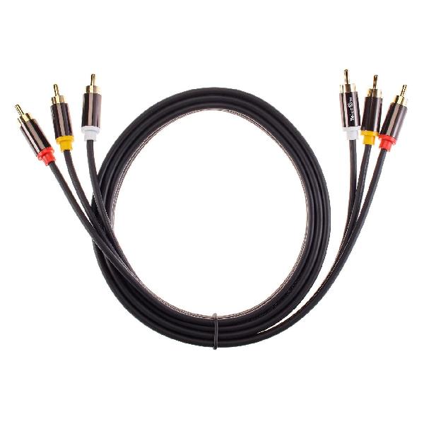 Кабель аналоговый аудио (RCA) Telecom TAV7150M-1.5M