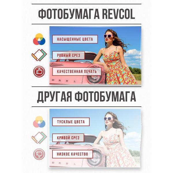 Фотобумага для принтера Revcol С 10х15-G-230-100-Э/Диск.