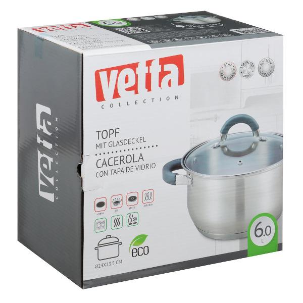 Кастрюля VETTA Вена 6,0 л 822-074
