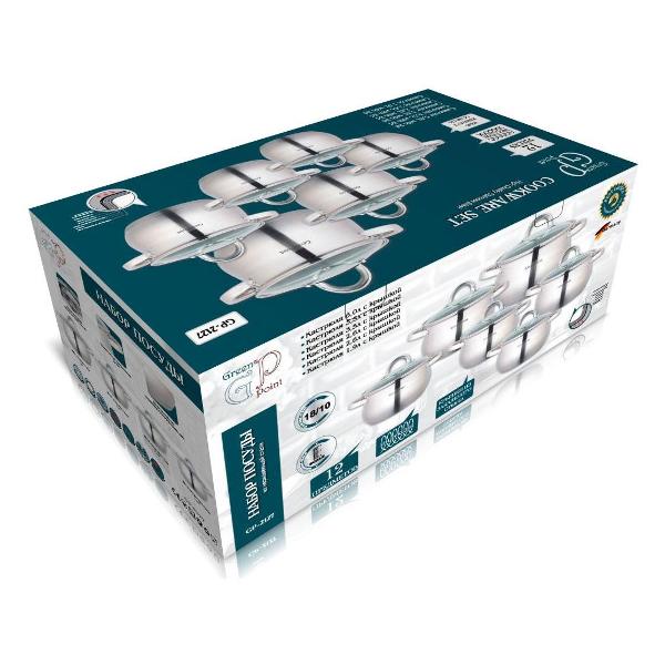 Набор кастрюль GreenPoint 2127-GP