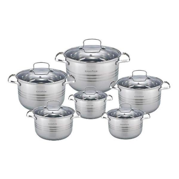 Набор кастрюль GreenPoint 2122-GP