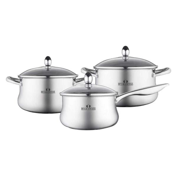 Набор кастрюль Bella Cucina 2141-BC 6пр