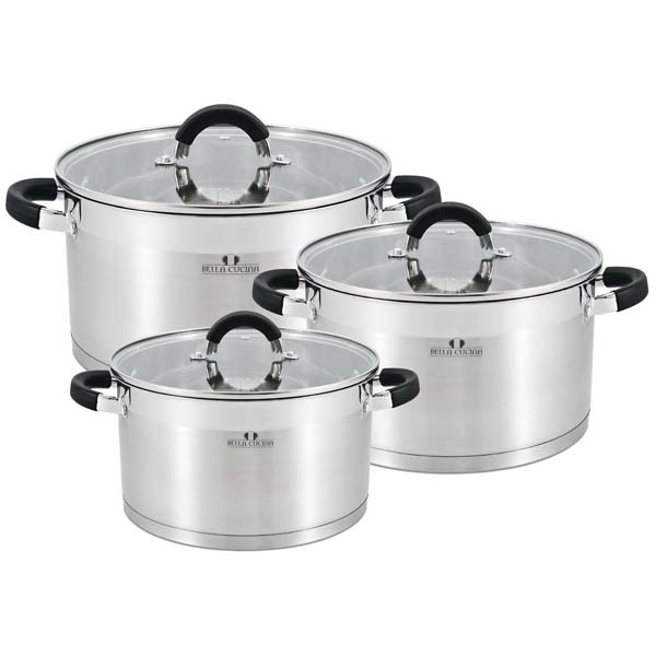 Набор кастрюль Bella Cucina 2104-BC 6пр