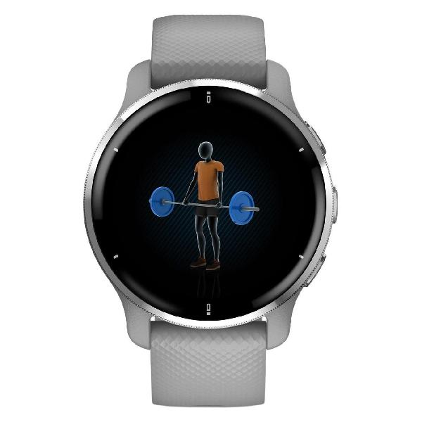 Смарт-часы Garmin Venu 2 Plus (010-02496-10) Silver Bezel