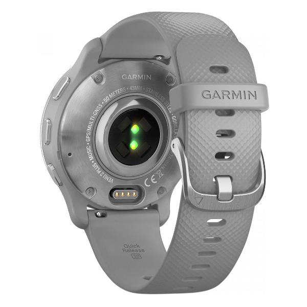 Смарт-часы Garmin Venu 2 Plus (010-02496-10) Silver Bezel