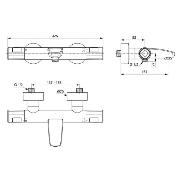 Смеситель Ideal Standard A7238AA