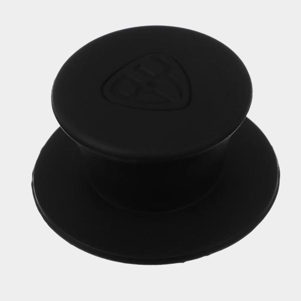 Крышка стеклянная BY стекло/силикон с ручкой, 28см