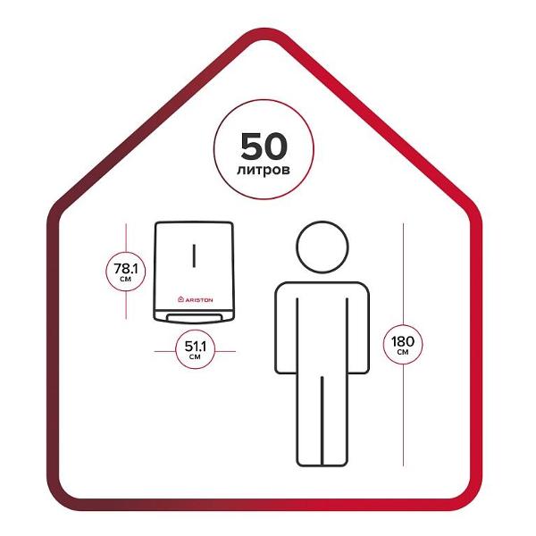 Водонагреватель Ariston ABSE VLS PRO PW 50 (3700698)