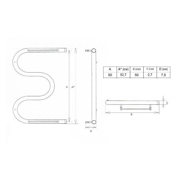 Полотенцесушитель водяной Vimarr 5200010255100