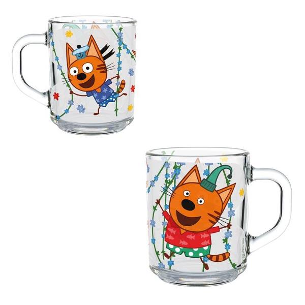 Набор детской посуды ND Play Три кота Цветы 309623