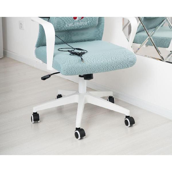 Компьютерное кресло с массажем Calviano Milan Аir синий