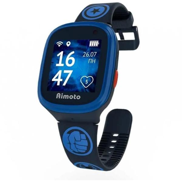 Смарт-часы Aimoto MARVEL: Герой, черный/синий (9301109)