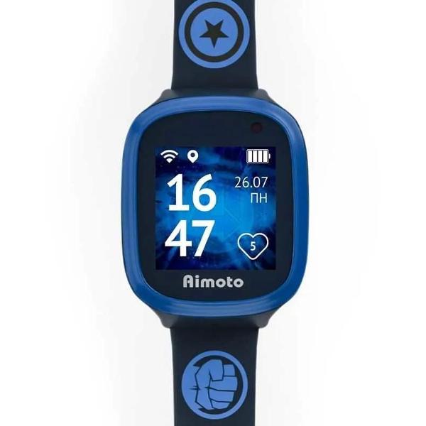Смарт-часы Aimoto MARVEL: Герой, черный/синий (9301109)