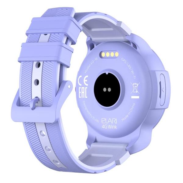 Смарт-часы Elari 4G Wink Android 8.1. лиловые