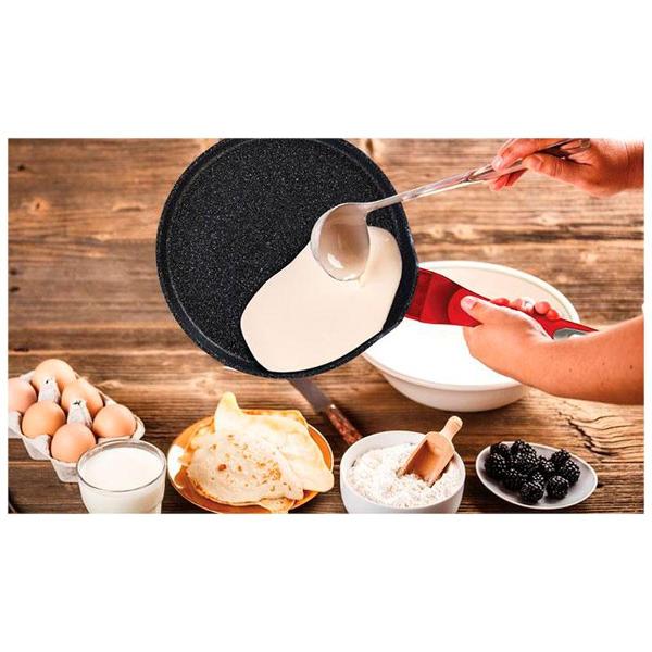 Сковорода блинная BerlingerHaus 6179-ВН 28см красная б/кор.