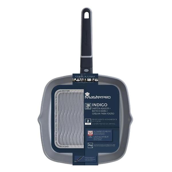 Сковорода гриль Bergner GRILL INDIGO 28 CM BGMP-7976