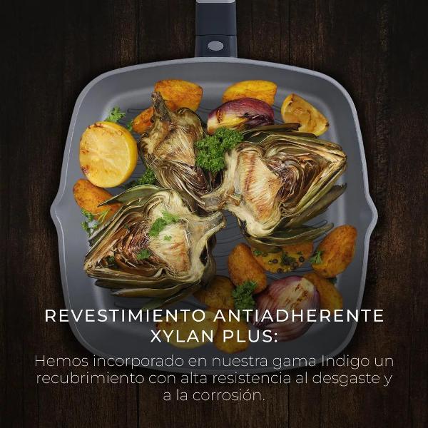 Сковорода гриль Bergner GRILL INDIGO 28 CM BGMP-7976