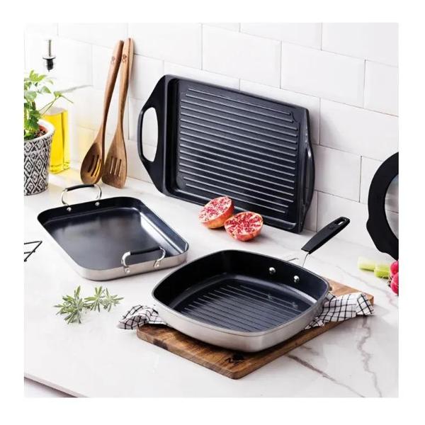 Сковорода гриль Bergner GRILL SMART 28 CM BGEU-3771