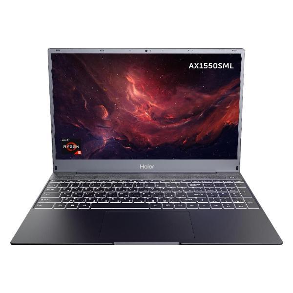 Ноутбук Haier AX1550SML/15.6"/AMD Ryzen 5 5500U/16/512/Win/серый фото