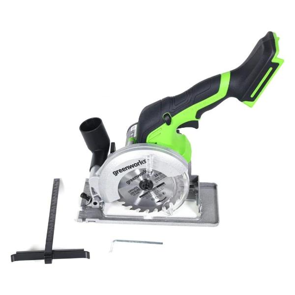 Электропила циркулярная Greenworks G24MCS