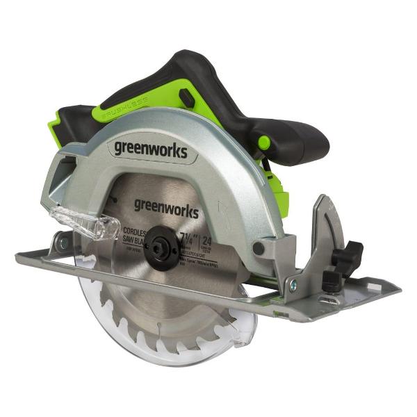 Электропила циркулярная Greenworks GD24KS