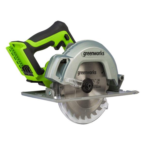 Электропила циркулярная Greenworks GD24KS