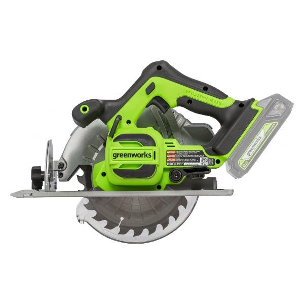 Электропила циркулярная Greenworks GD24KS
