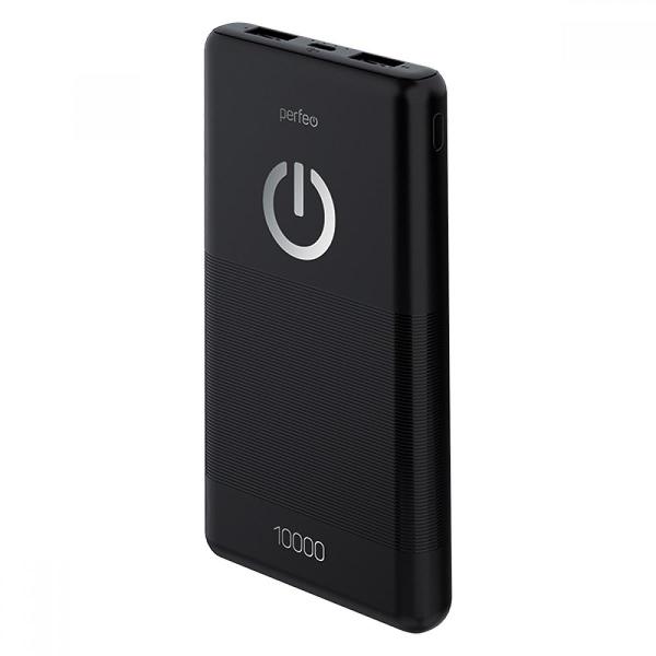 Портативный аккумулятор Perfeo Splash 10000 mAh Black фото