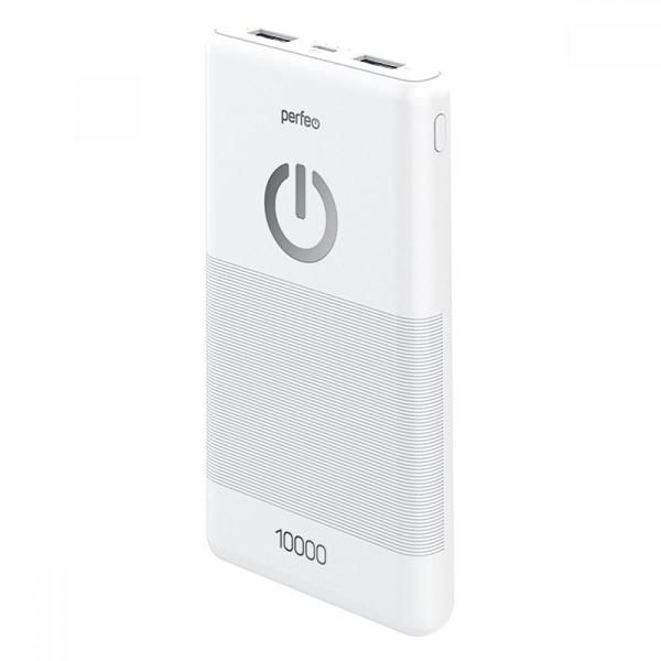 Внешний аккумулятор Perfeo Splash 10000 mAh White