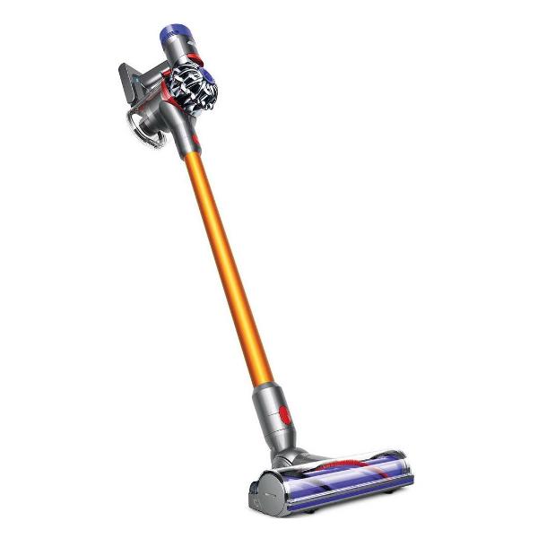 Пылесос вертикальный Dyson V8 Absolute Silver синий фото