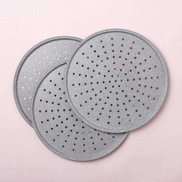 Форма для выпекания (металл) SATOSHI перфорированная 32,5х1 см (849-188)