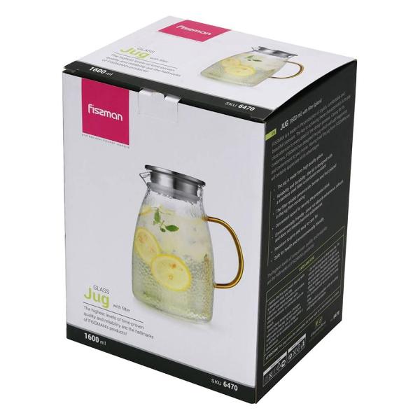 Кувшин FISSMAN стеклянный 1,6 л (6470)