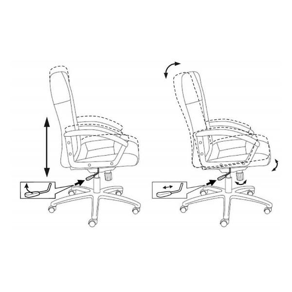 Кресло Бюрократ T-9908AXSN-AB